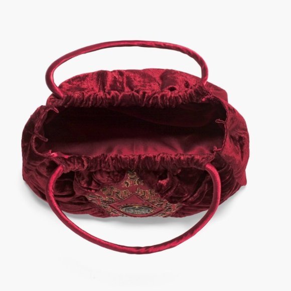 Brand New Embroidered Velvet Hobo Bag - Picture 4 of 4